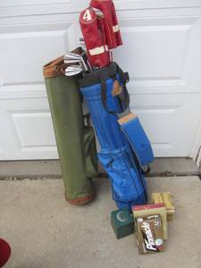 lot 517 image: Golf Clubs, Bags, Poster