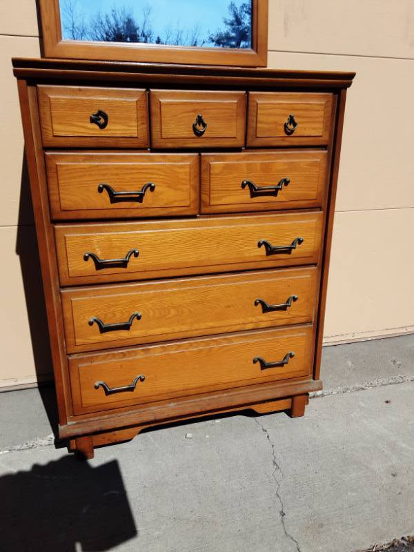 8 Drawer Chest Sumter Cabinet Co Korn Industries 34x19x44 Vintage Antique Furniture Auction Close Date Extended K Bid