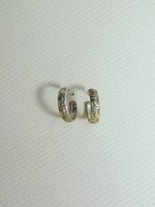 lot 25 image: Sterling Silver Hoop Earrings