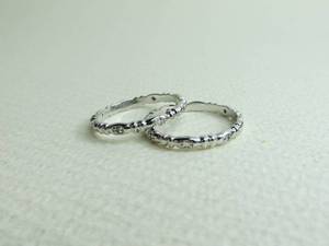 lot 36 image: Pair of Sterling Silver Bands