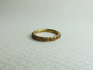 lot 40 image: Gold-tone Sterling Silver Band