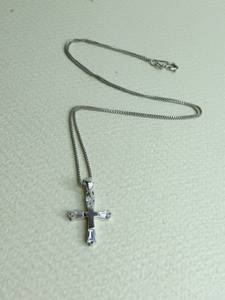 lot 42 image: Sterling Silver Necklace with Crucifix Pendant 12
