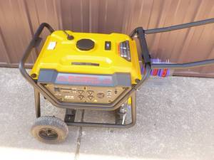 lot 5 image: Powertrain 3500 watt generator. New condition. As shown. THIS ITEM HAS A RESERVE