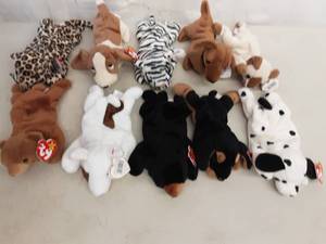 Lot Of 10 Beanie Babies