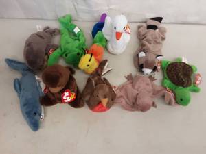 Lot Of 10 Beanie Babies