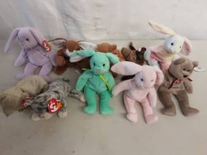 Lot Of 10 Beanie Babies