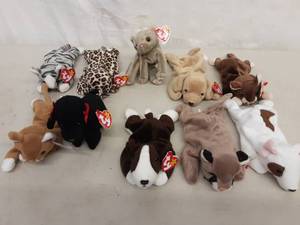 Lot Of 10 Beanie Babies