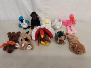 Lot Of 10 Beanie Babies