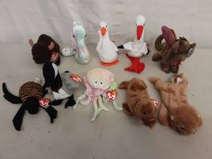 Lot Of 10 Beanie Babies