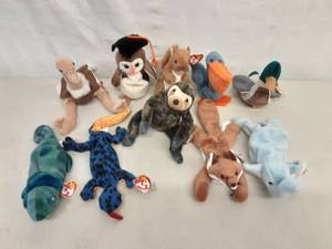 Lot Of 10 Beanie Babies