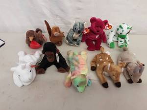 Lot Of 10 Beanie Babies