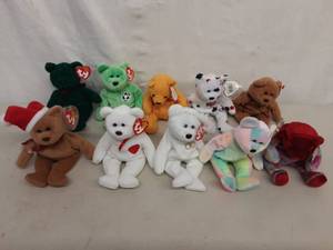 Lot Of 10 Beanie Babies