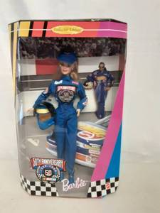 1998 50th Anniversary NASCAR Barbie In Box