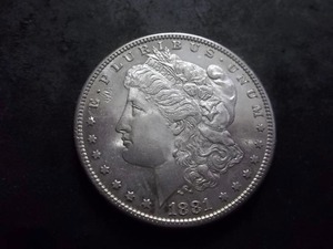 lot 4 image: 1881 S Morgan Silver Dollar