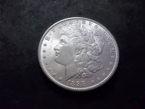 lot 14 image: 1888  Morgan Silver Dollar