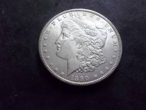 lot 18 image: 1890  Morgan Silver Dollar