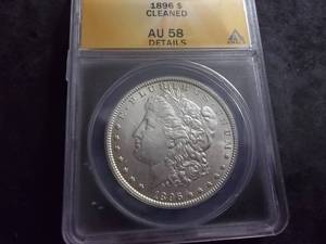 lot 21 image: 1896 Morgan Silver Dollar