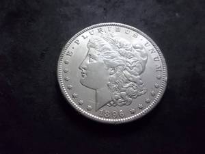 lot 22 image: 1896 Morgan Silver Dollar