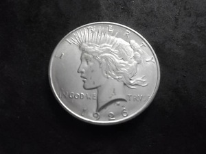 lot 44 image: 1926 D Silver Peace Dollar