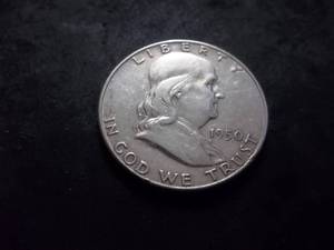 lot 54 image: 1950 Franklin Half Dollar