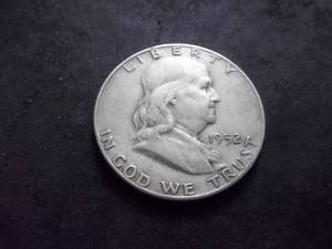 lot 59 image: 1952 D Franklin Half Dollar
