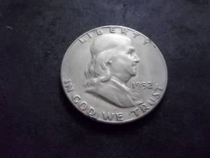 lot 60 image: 1952 S Franklin Half Dollar