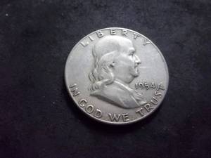 lot 63 image: 1954 Franklin Half Dollar