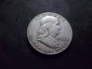 lot 79 image: 1962 D Franklin Half Dollar
