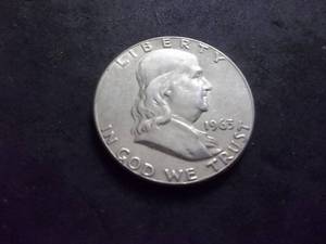 lot 80 image: 1963 Franklin Half Dollar