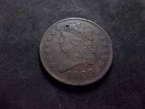 lot 91 image: 1809 Half Cent