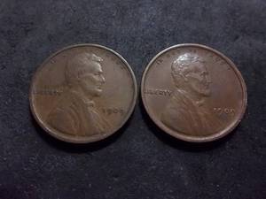 lot 98 image: 1909, 1909 VDB Lincoln Cents
