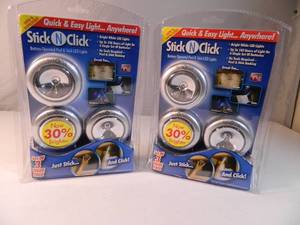 2 New Sets of Stick and Click Lights