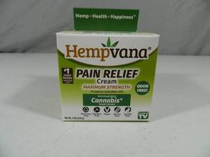 New Hempvana Pain Relief Cream