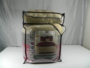 New 8 Piece Queen Comforter Set