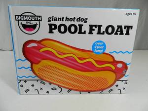 New Giant Hot Dog Pool Float