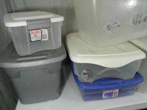 6 Totes with Lids