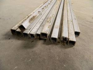 12 Pcs 34 inch Aluminum Square Tube