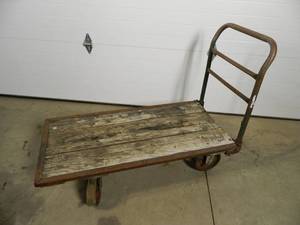 Vintage Nutting Warehouse Cart