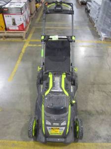 lot 5 image: Ryobi 20 in. 40-Volt Brushless Lithium-Ion Cordless Self-Propelled Walk Behind Mower RY40190-Y