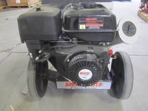 lot 24 image: Brush Master 3 in. 11 HP Gas Powered Commercial-Duty Chipper Shredder CH8M17
