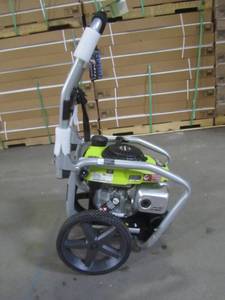 lot 34 image: Ryobi 3300 PSI 2.3 GPM Cold Water Gas Pressure Washer with Honda GCV190 Idle Down RY80942