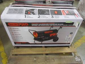 lot 40 image: Dyna-Glo Pro 135K BTU Forced-Air Kerosene Portable Heater KFA135H