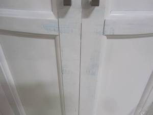 lot 69 image: allen  roth Moravia 60-in White Double Sink Bathroom Vanity - Cabinet Only - 1142VA-60-201