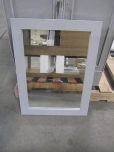 lot 86 image: Style Selections 24.5-in Gray Single Sink Bathroom Vanity with White Cultured Marble Top (Mirror Included) C51M24TDMF-SS