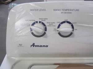 lot 97 image: Amana 3.5 cu. ft. Top Load Washer in White NTW4516FW