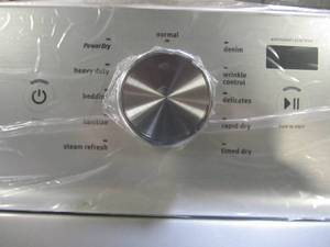 lot 98A image: Maytag 8.8-cu ft Electric Dryer (Chrome Shadow) ENERGY STAR MEDB855DC