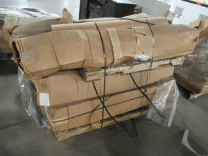 lot 208 image: WHOLESALE MIXED PALLET OF PALLET BAGSWRAP AND ROLL OF PACKAGING PAPER