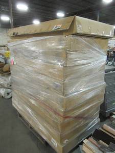 lot 211 image: WHOLESALE MIXED PALLET OF (10) QUEEN BED HEAD AND FOOT FOUNDATION LEGS