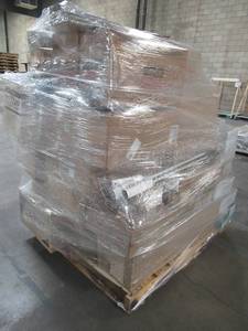 lot 247 image: WHOLESALE MIXED PALLET OF MISCELLANEOUS BUILDING MATERIALS, HOME IMPROVEMENT ITEMS AND MORE