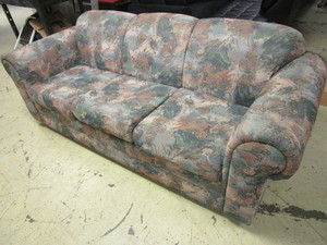 lot 105 image: SLEEPER SOFA, WITH QUEEN-SIZE MATTRESS